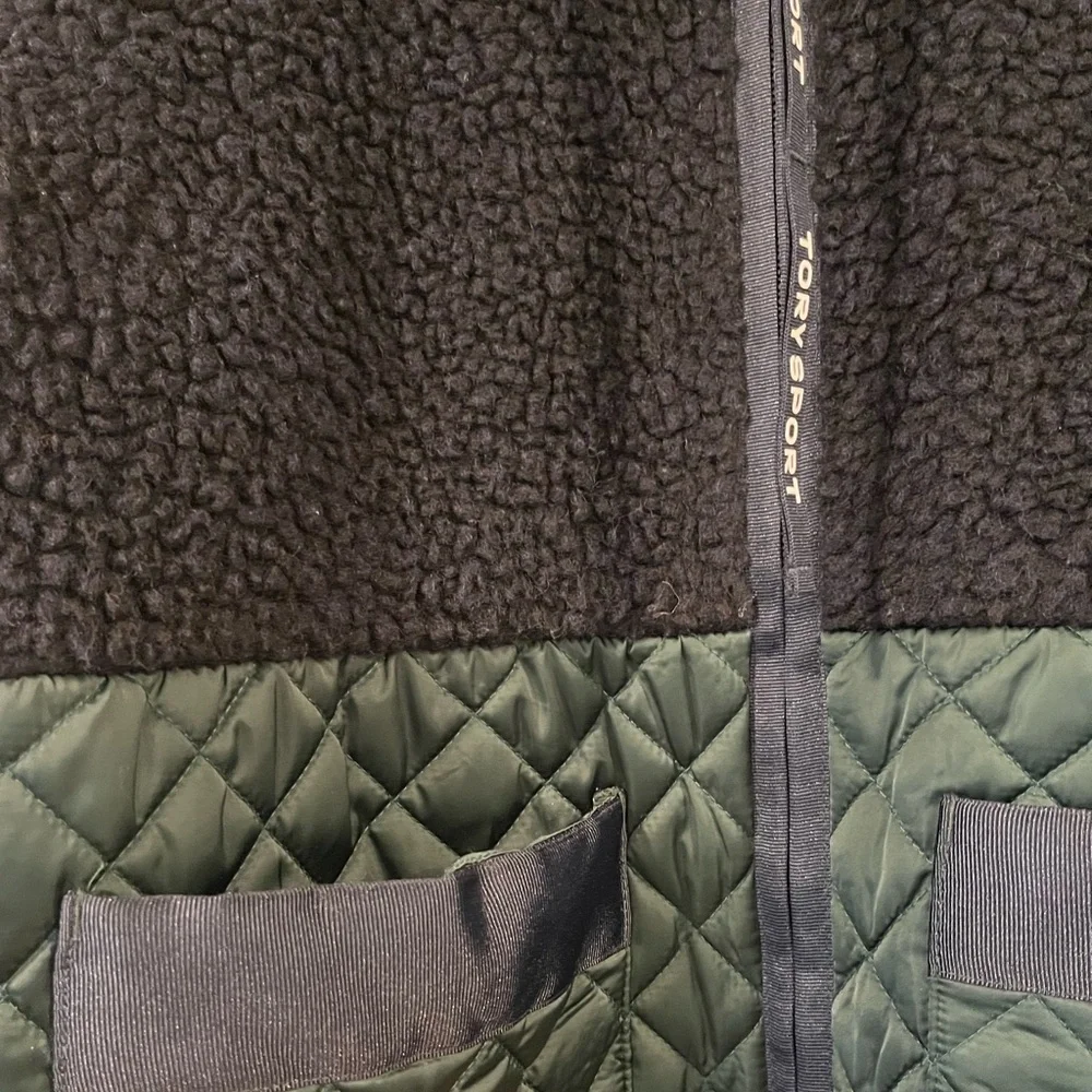 Tory Sport Women's Quilted Sherpa Jacket Medium - Picture 8 of 12